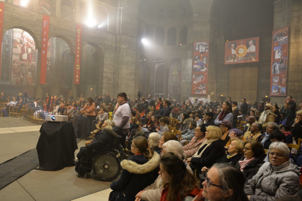 Rassemblement des jeunes confirmés en 2020. © Marie Christine Bertin / Diocèse de Paris.