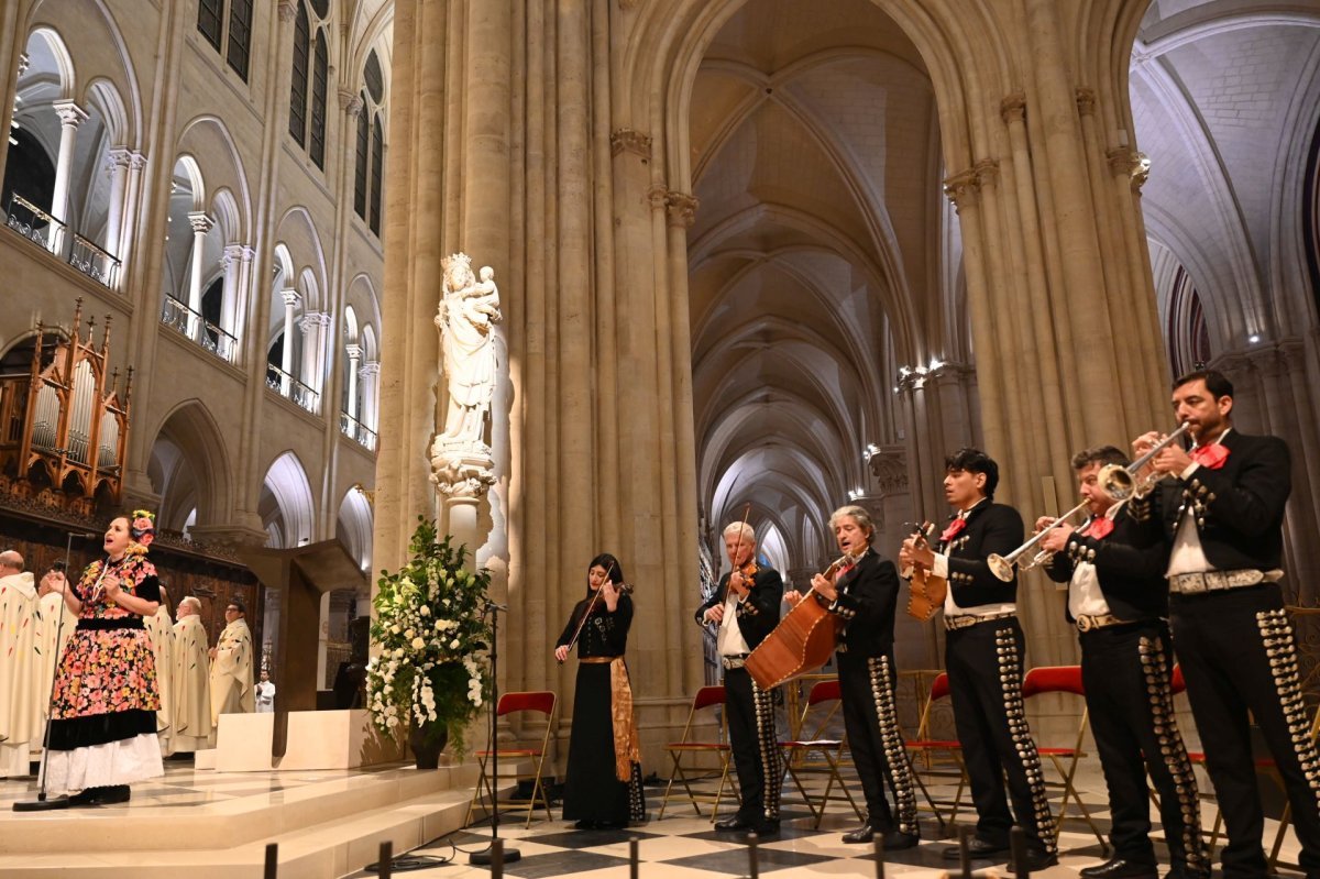 Fête de Notre Dame de Guadalupe 2024. © Marie-Christine Bertin / Diocèse de Paris.
