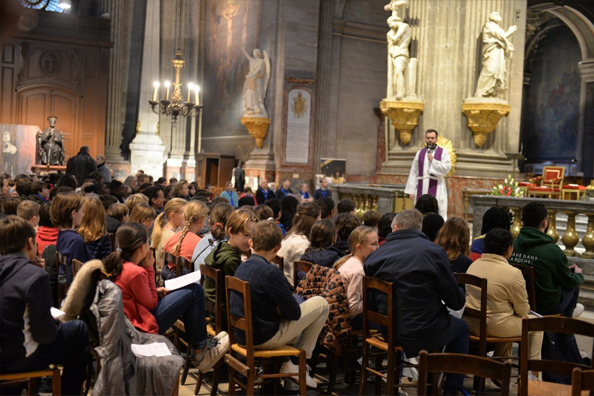 Rassemblement des sixièmes en 2022. © Marie-Christine Bertin / Diocèse de Paris.