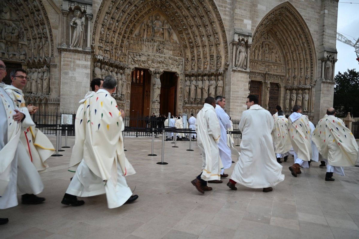 Messe en présence des prêtres et diacres de Paris. © Marie-Christine Bertin / Diocèse de Paris.