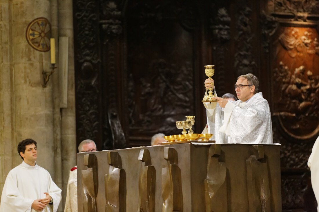 Liturgie eucharistique. © Yannick Boschat / Diocèse de Paris.