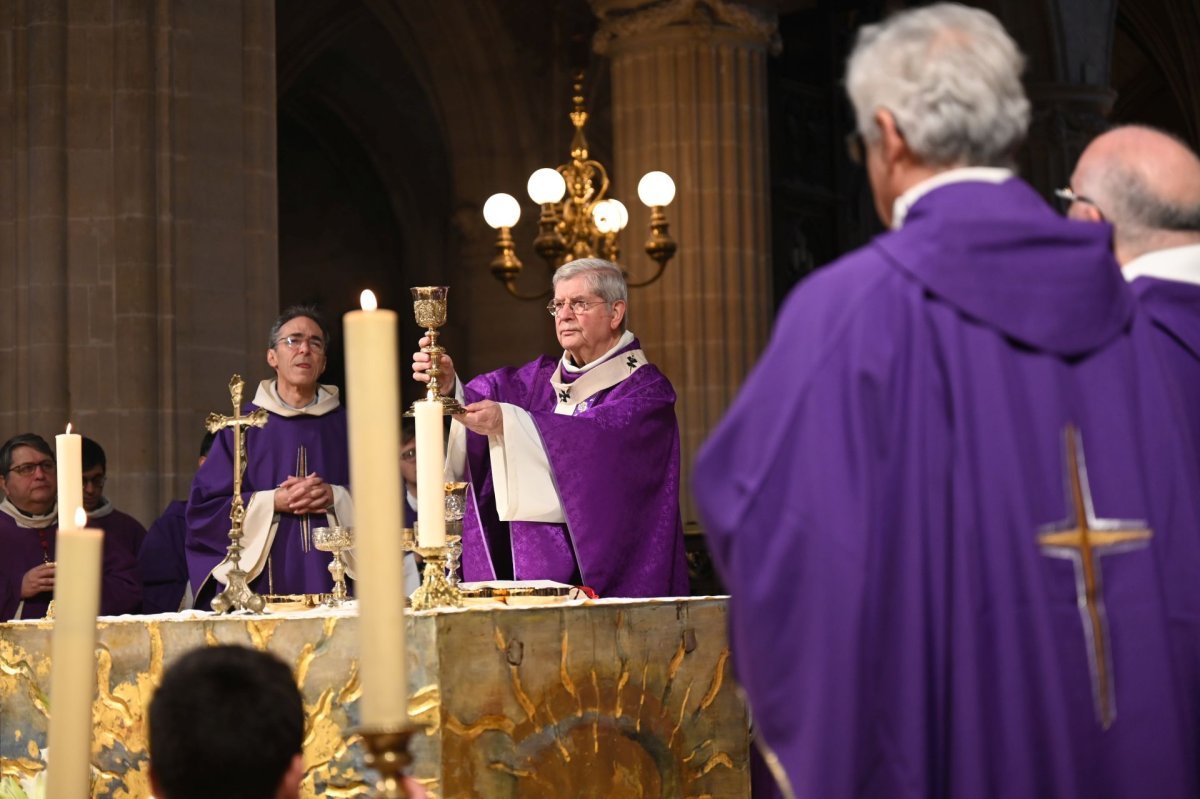 Inauguration d'un nouveau projet pour Saint-Germain l'Auxerrois. © Marie-Christine Bertin / Diocèse de Paris.