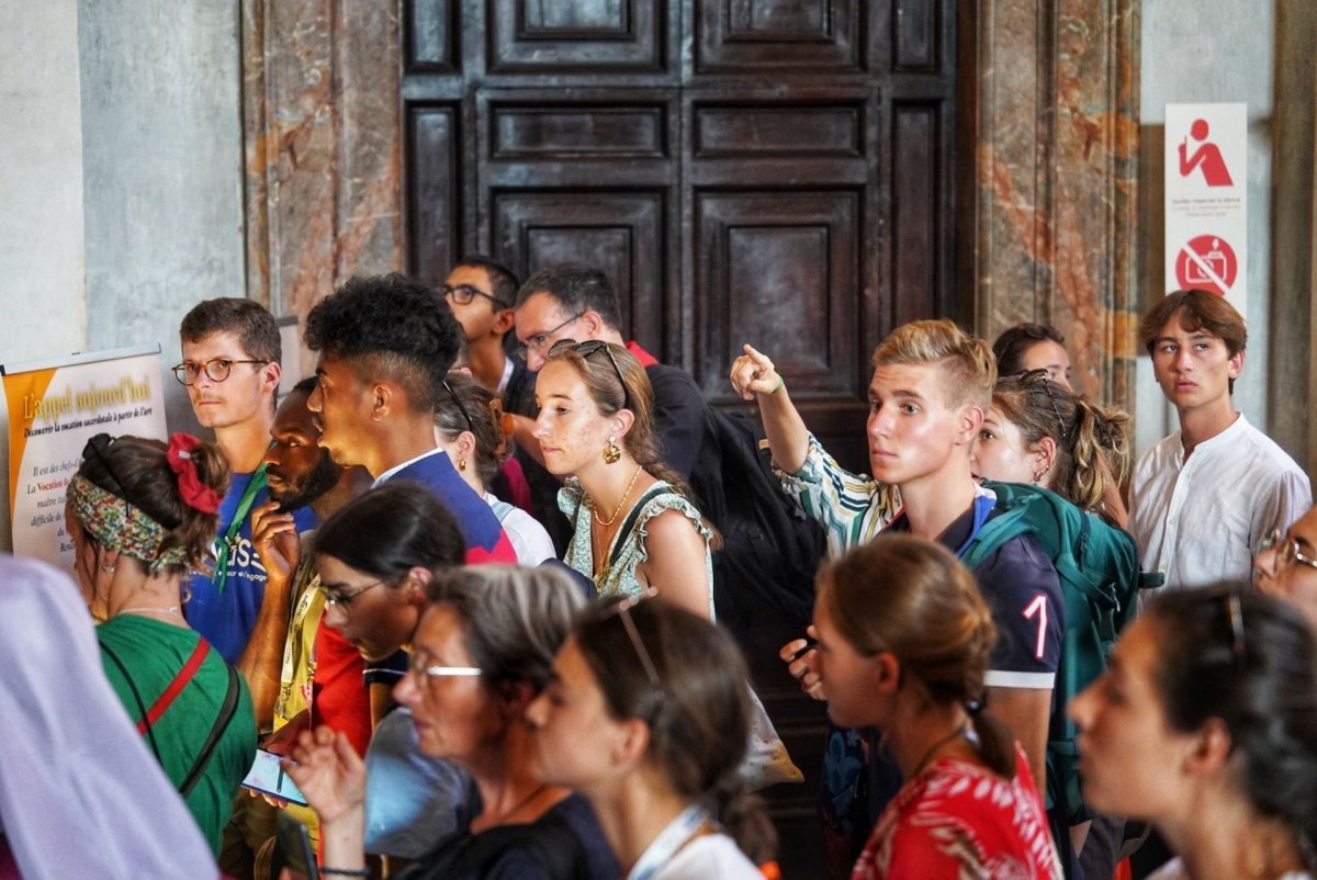 Vendredi 1er août - Intervention du Cardinal Bustillo. © Illian Callé – Diocèse de Paris.