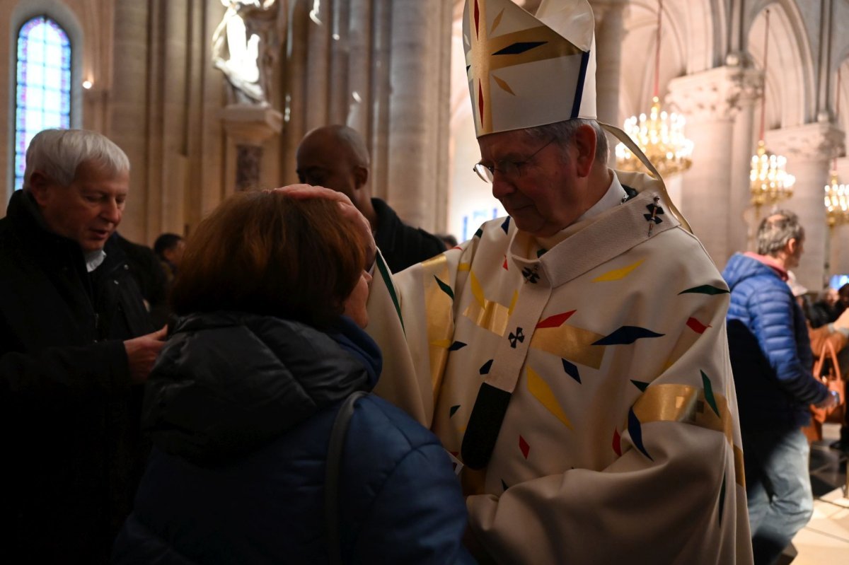 Messe en présence d'associations caritatives et ceux qu'elles (…). © Marie-Christine Bertin / Diocèse de Paris.