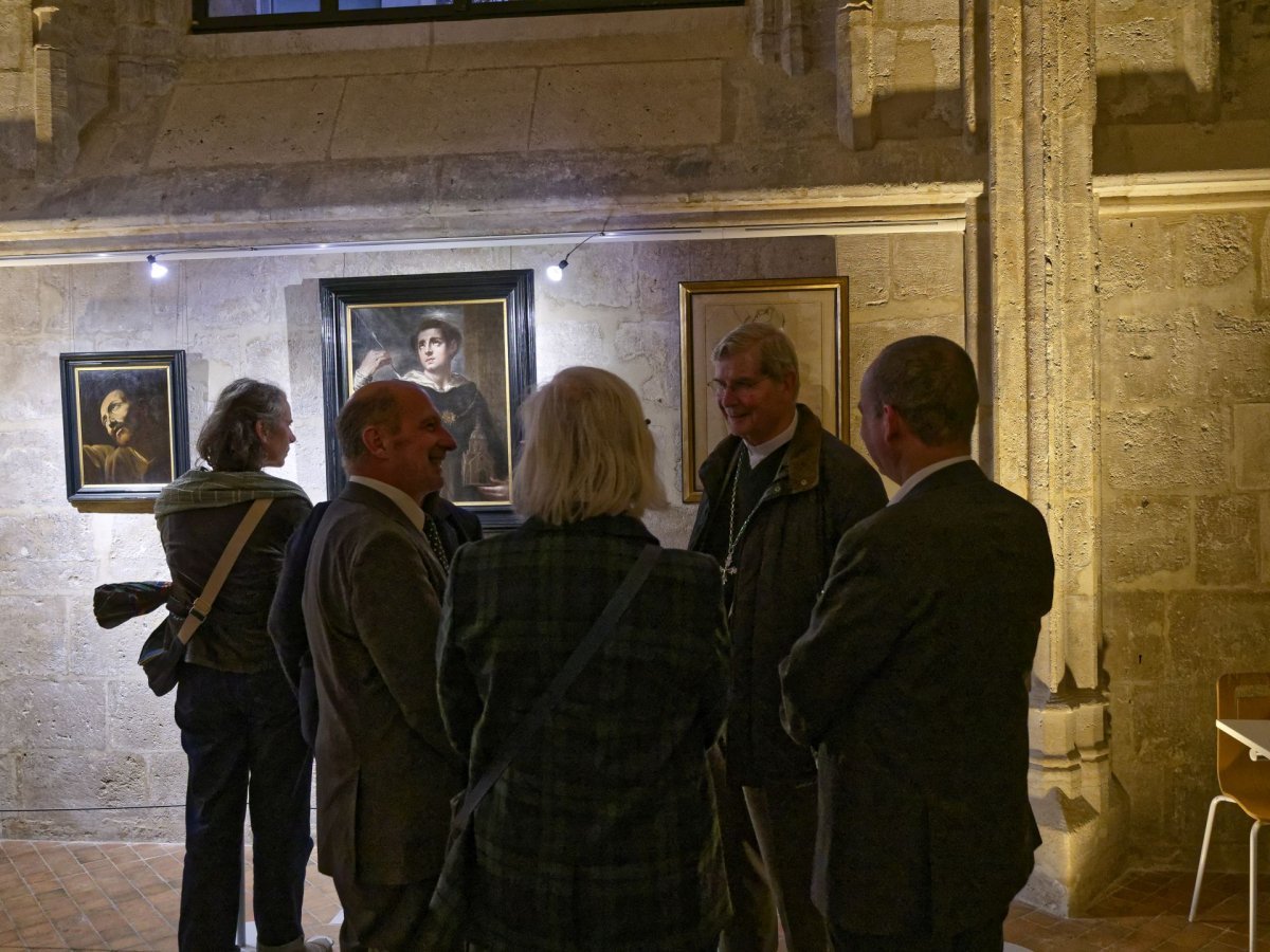 Vernissage de l'exposition “Un patrimoine méconnu”. © Yannick Boschat / Diocèse de Paris.