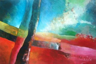 Passage ou Victoire. © Claire Biette Acrylique, 80x100cm 