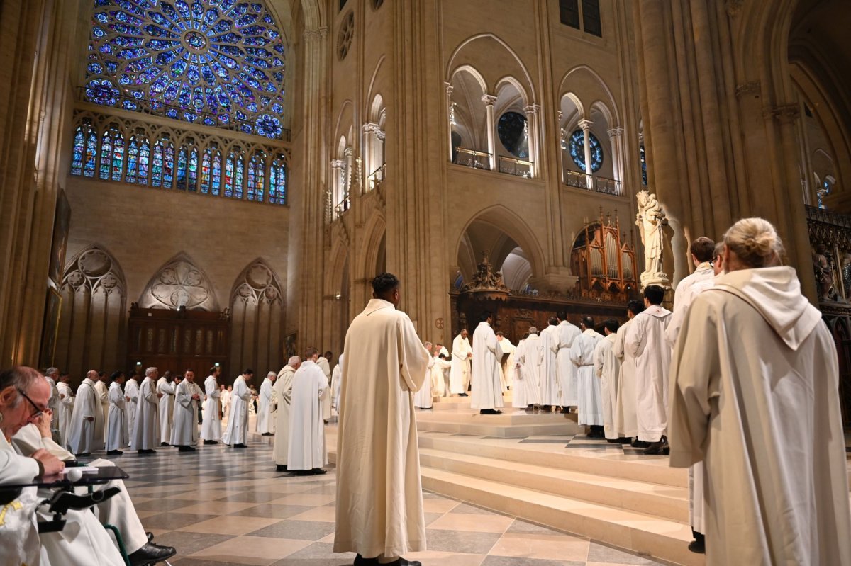 Messe chrismale 2025. © Marie-Christine Bertin / Diocèse de Paris.