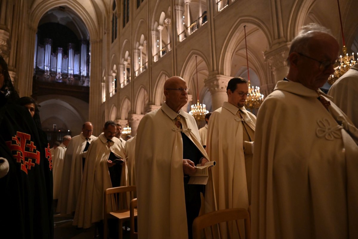 Vêpres du vendredi 13 décembre 2024 à Notre-Dame de Paris. © Marie-Christine Bertin / Diocèse de Paris.