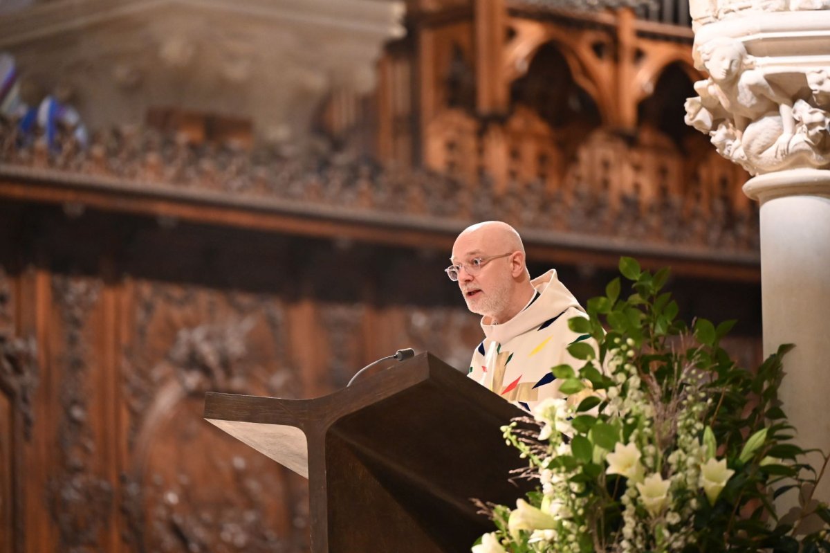 Messe du soir du samedi 14 décembre 2024 à Notre-Dame de Paris. © Marie-Christine Bertin / Diocèse de Paris.