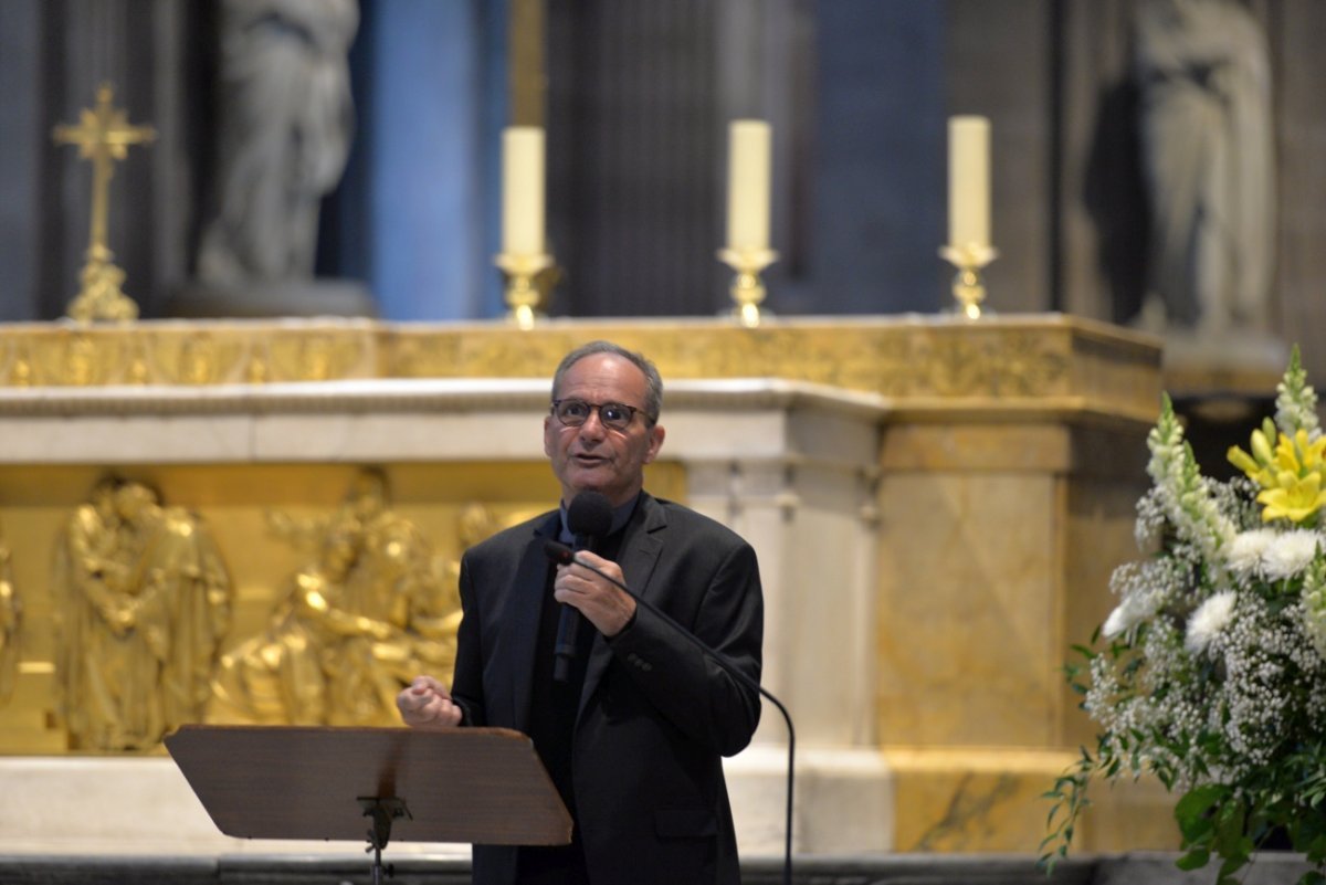 Rassemblement de réception des contributions synodales. © Marie-Christine Bertin / Diocèse de Paris.