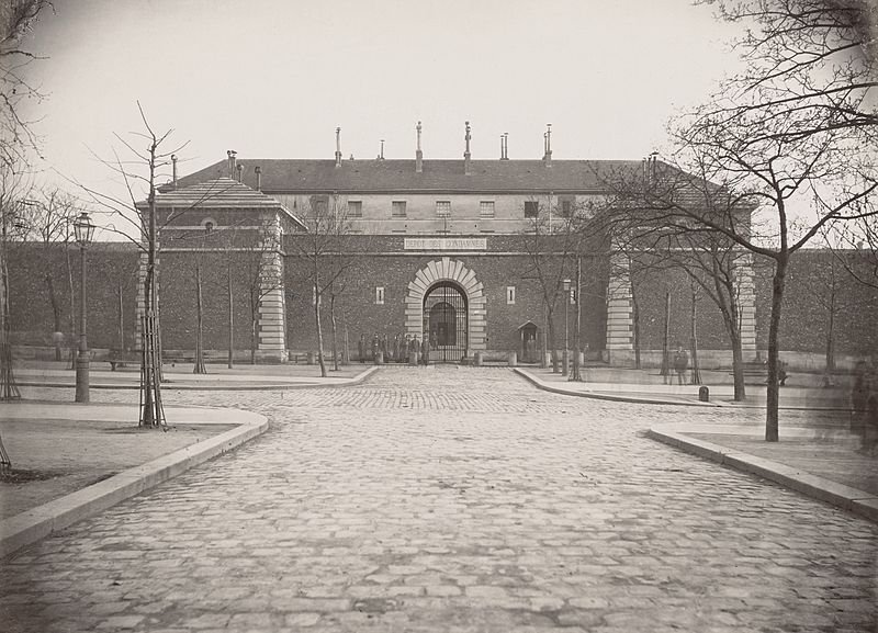 Prison de la Roquette. Dépôt des condamnés de la Roquette entre 1876 et 1880 © Bibliothèque d'état du Victoria.