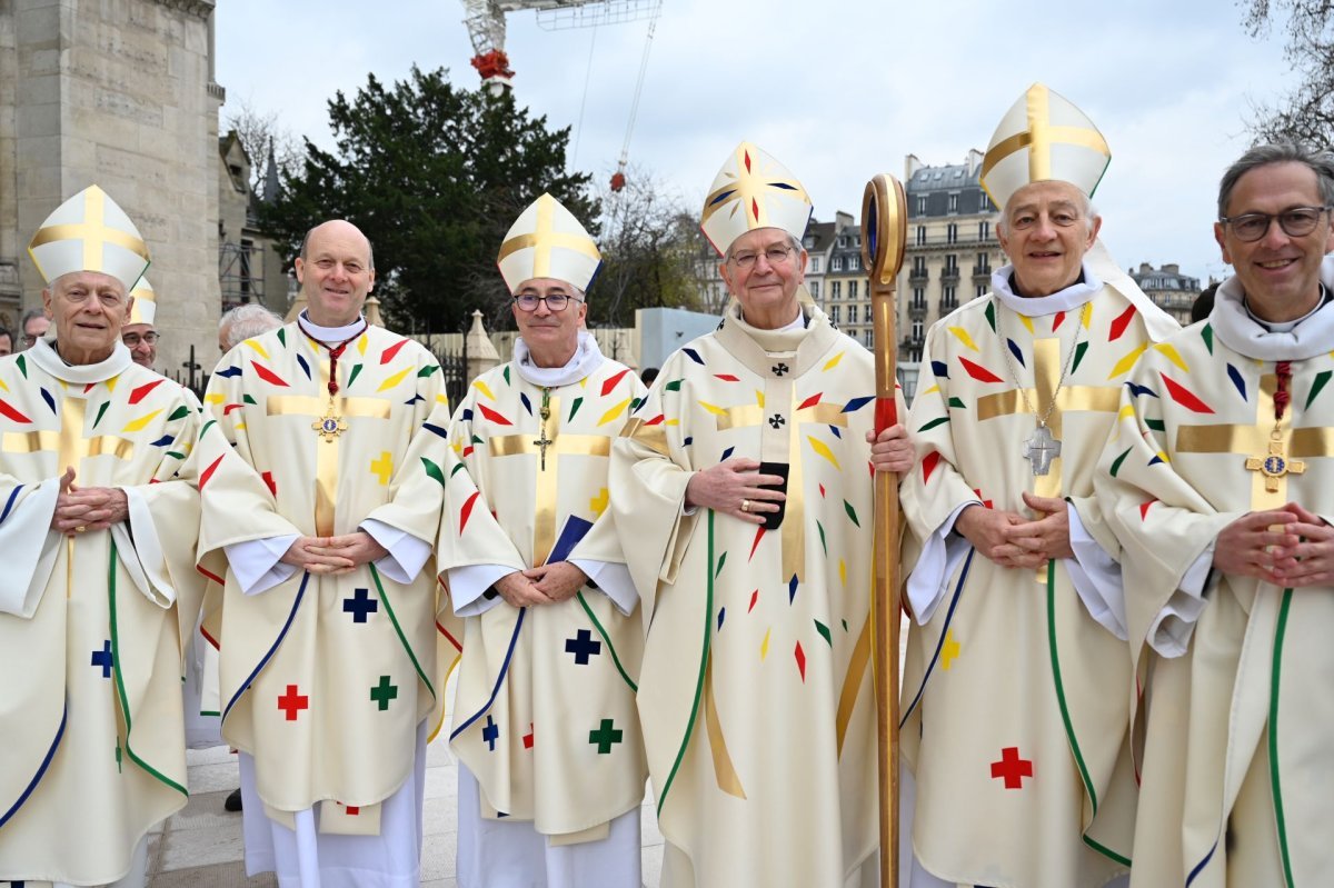 Messe en présence des prêtres et diacres de Paris. © Marie-Christine Bertin / Diocèse de Paris.