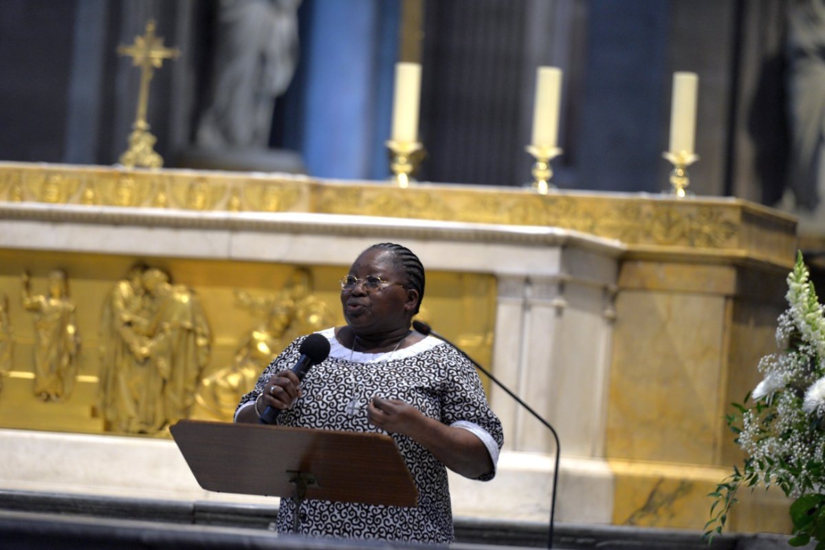 Rassemblement de réception des contributions synodales. © Marie-Christine Bertin / Diocèse de Paris.