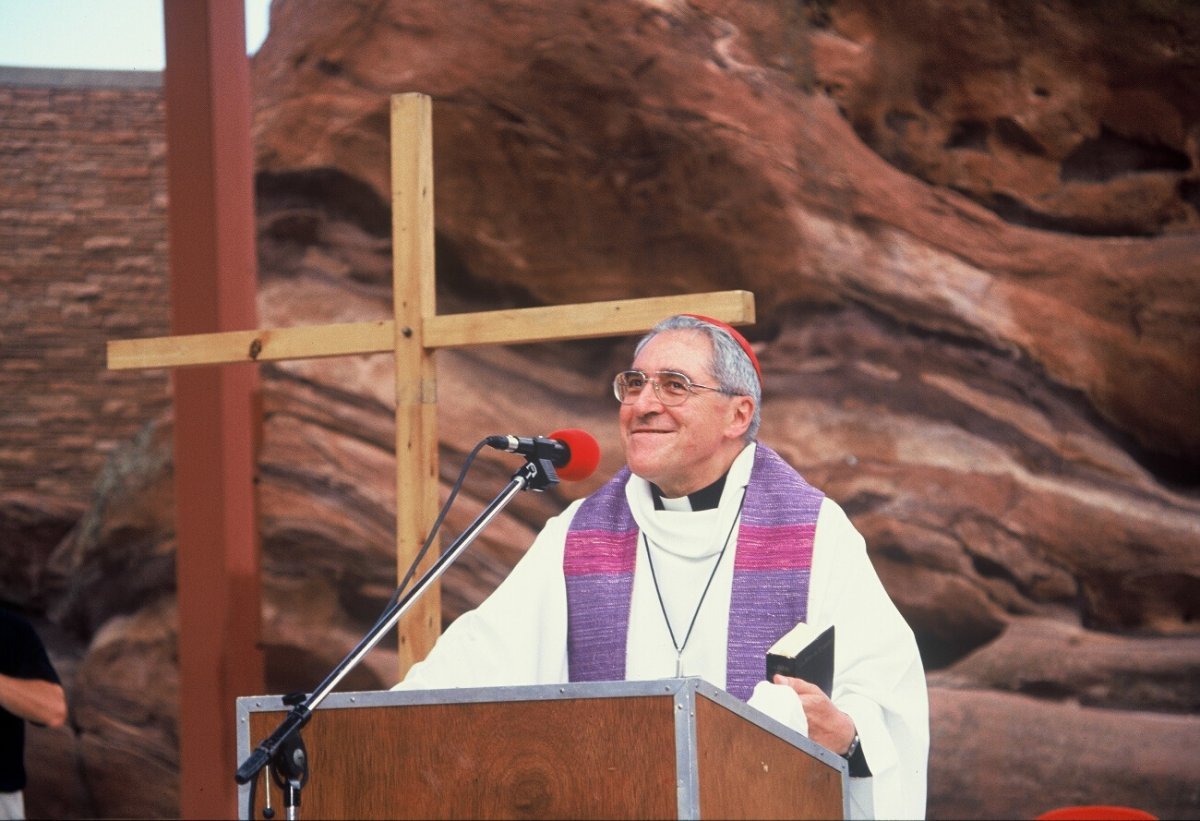 Lors des JMJ à Denver. En 1993. © D. R..