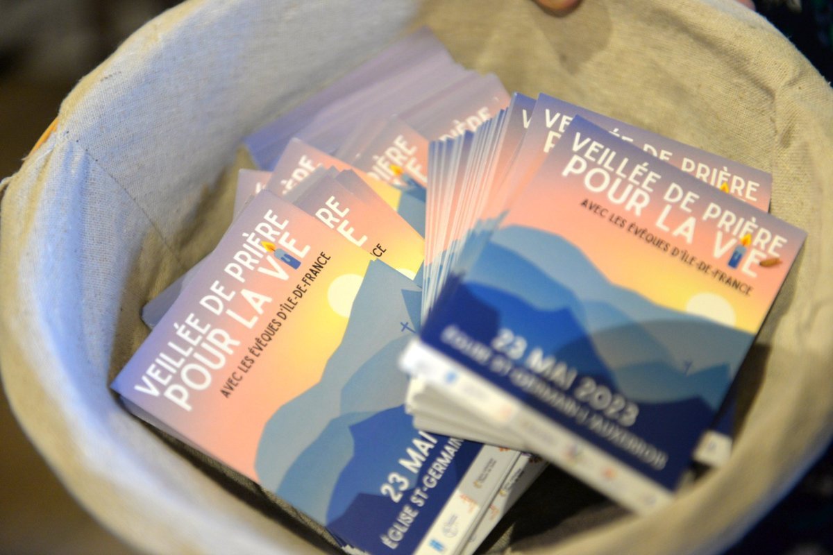 Veillée de prière pour la vie 2023. © Marie-Christine Bertin / Diocèse de Paris.