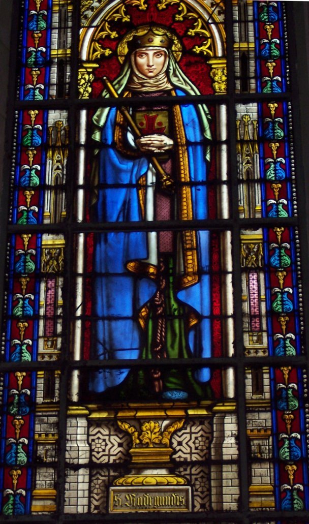 Vitrail de sainte Radegonde. © C. D. A. S.
