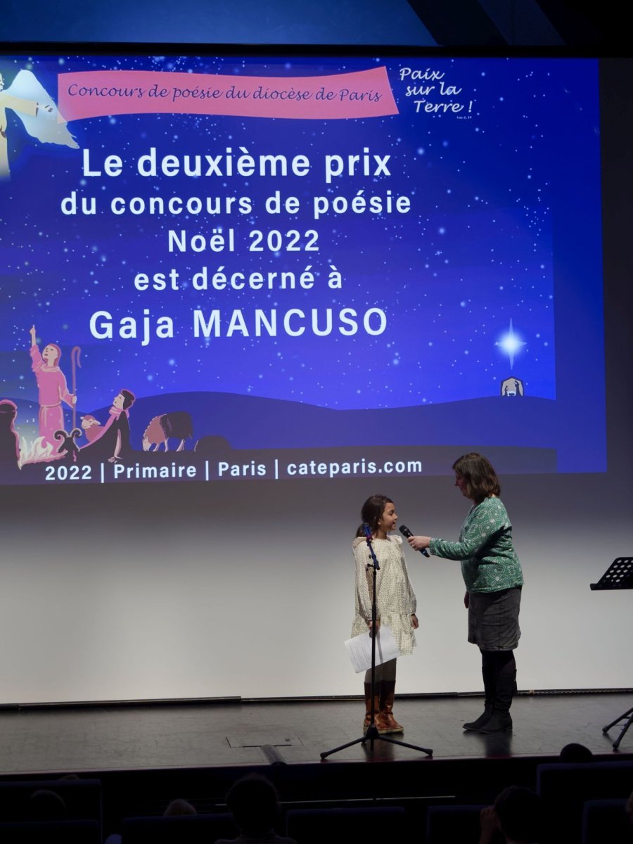 Concours de poésie 2022 : “Paix sur la Terre”. © Yannick Boschat / Diocèse de Paris.