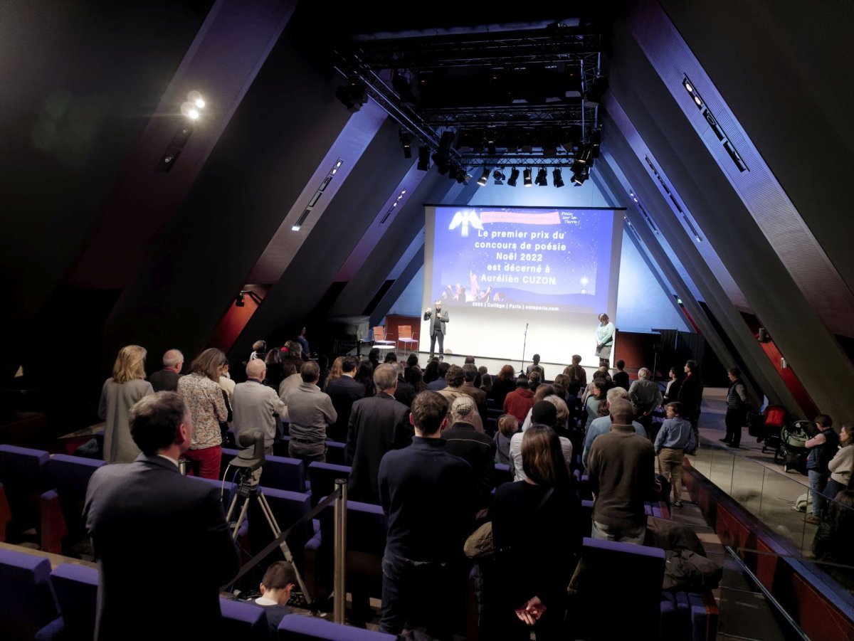 Concours de poésie 2022 : “Paix sur la Terre”. © Yannick Boschat / Diocèse de Paris.