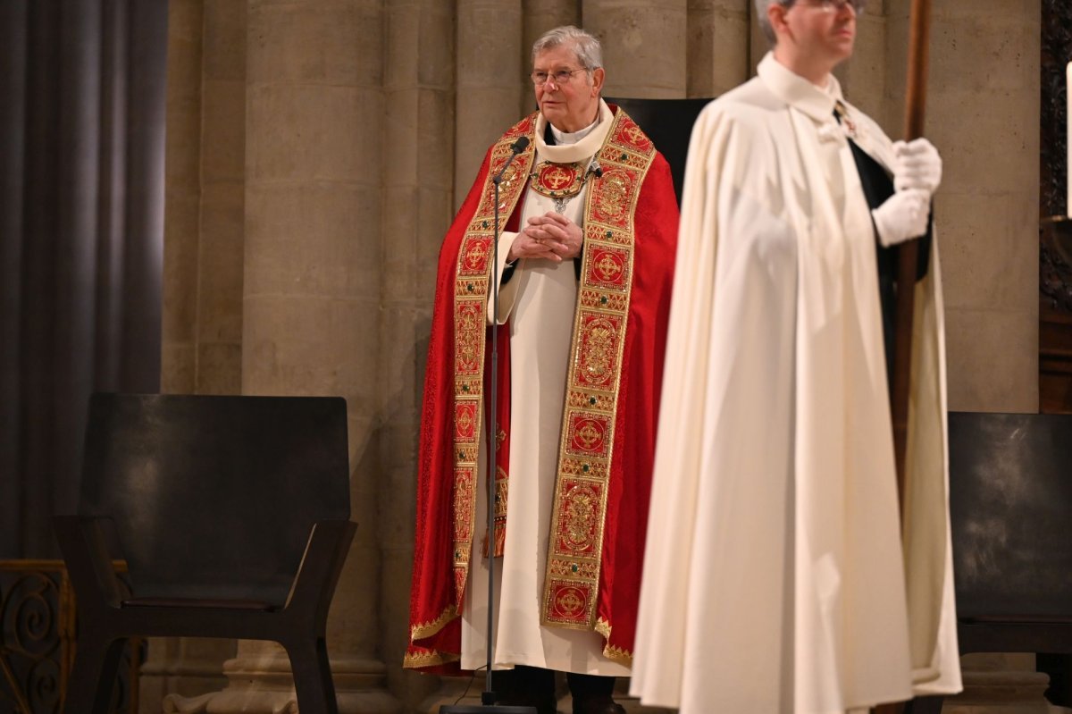 Retour de la Couronne d'épines à Notre-Dame de Paris. © Marie-Christine Bertin / Diocèse de Paris.