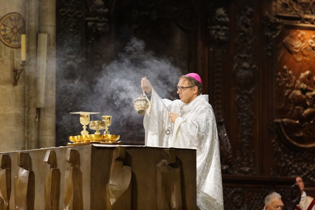 Liturgie eucharistique. © Yannick Boschat / Diocèse de Paris.