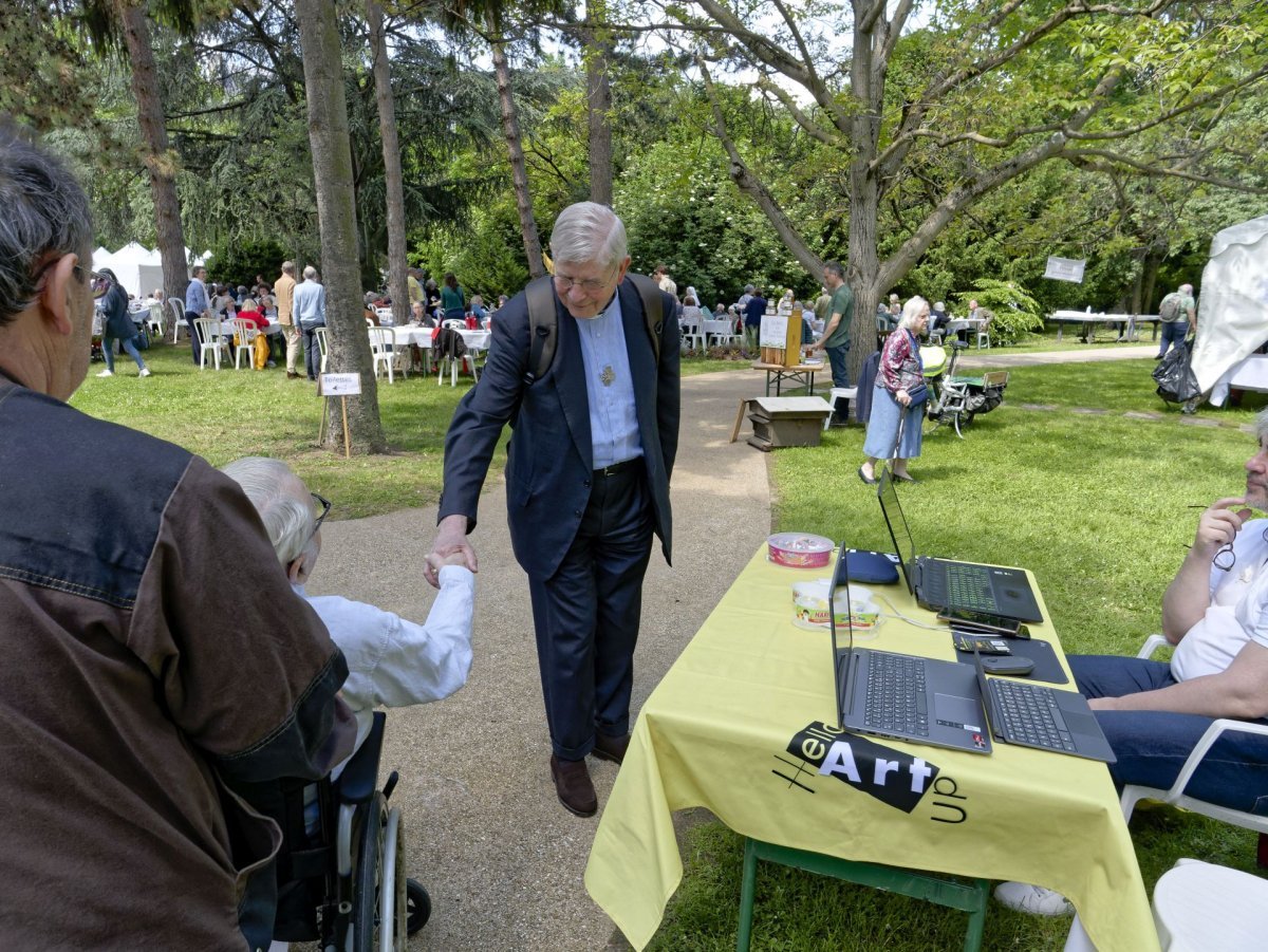 Journées d'amitié et d'entraide pour les prêtres 2024. Samedi 25 mai 2024. © Yannick Boschat / Diocèse de Paris.