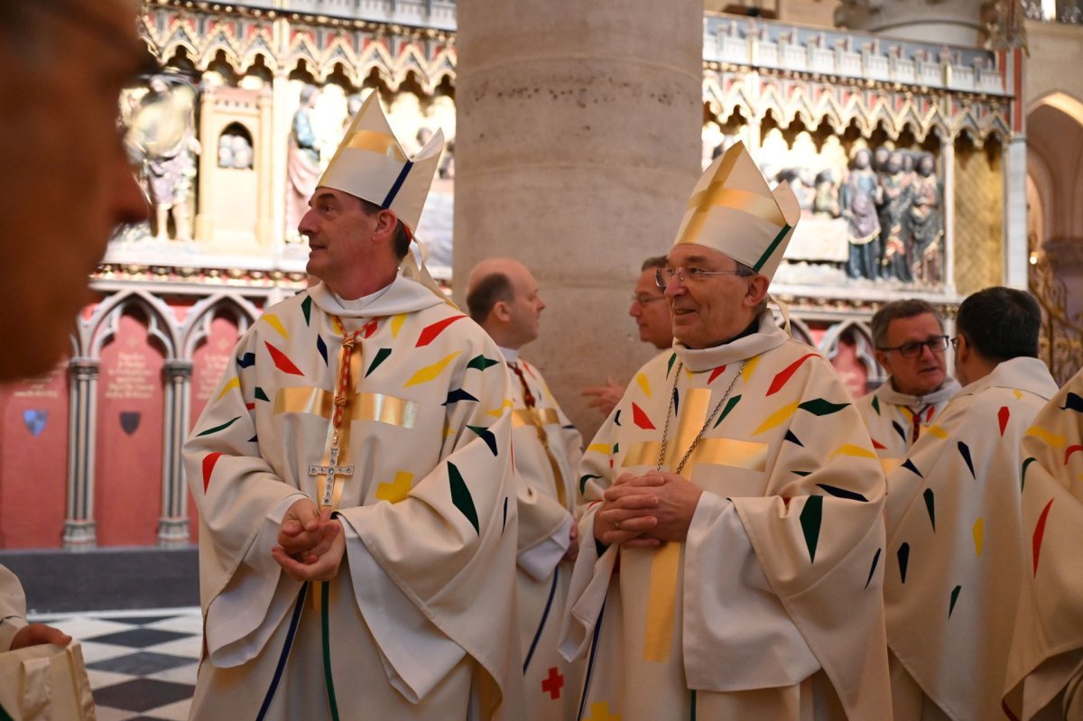 Messe en présence des prêtres et diacres de Paris. © Marie-Christine Bertin / Diocèse de Paris.