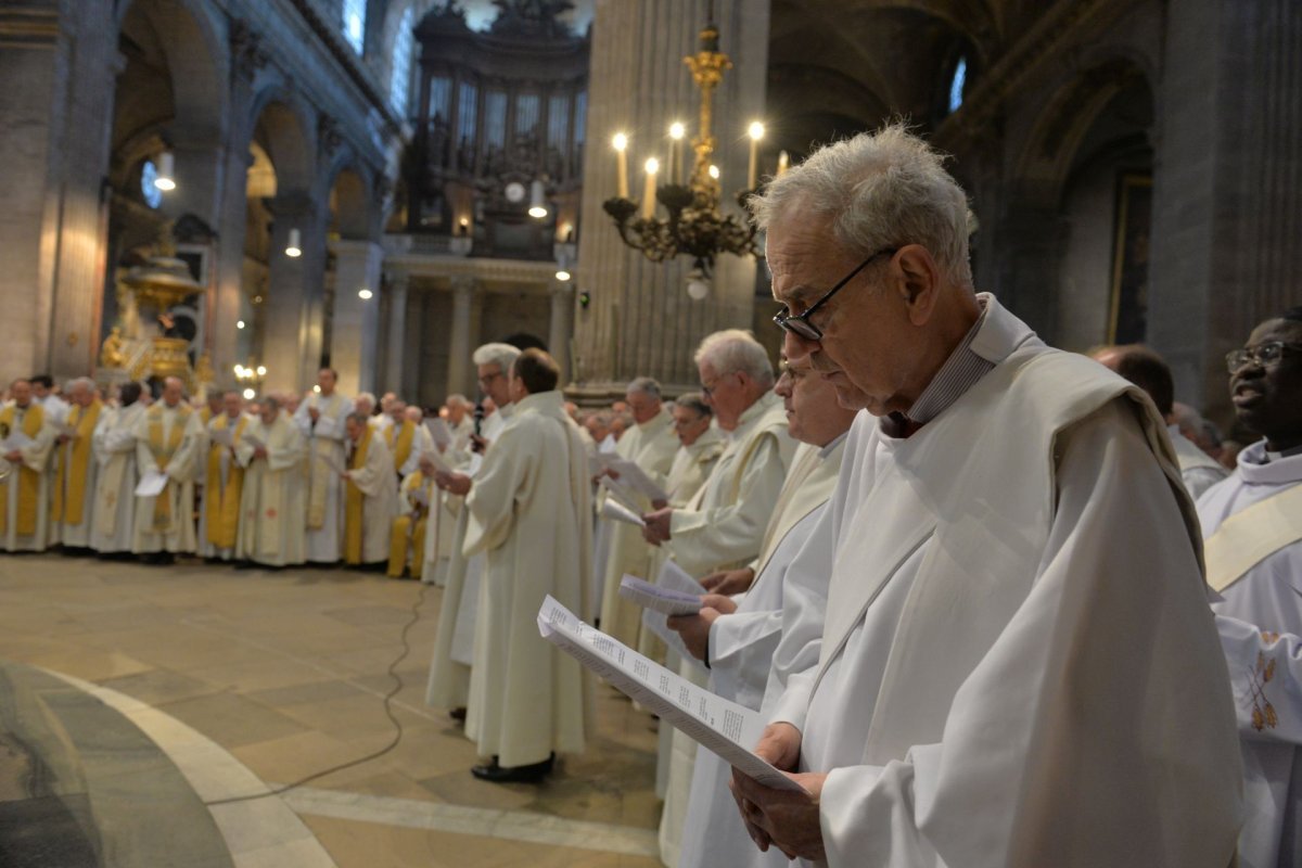 Messe chrismale 2023 à Saint-Sulpice. © Marie-Christine Bertin / Diocèse de Paris.