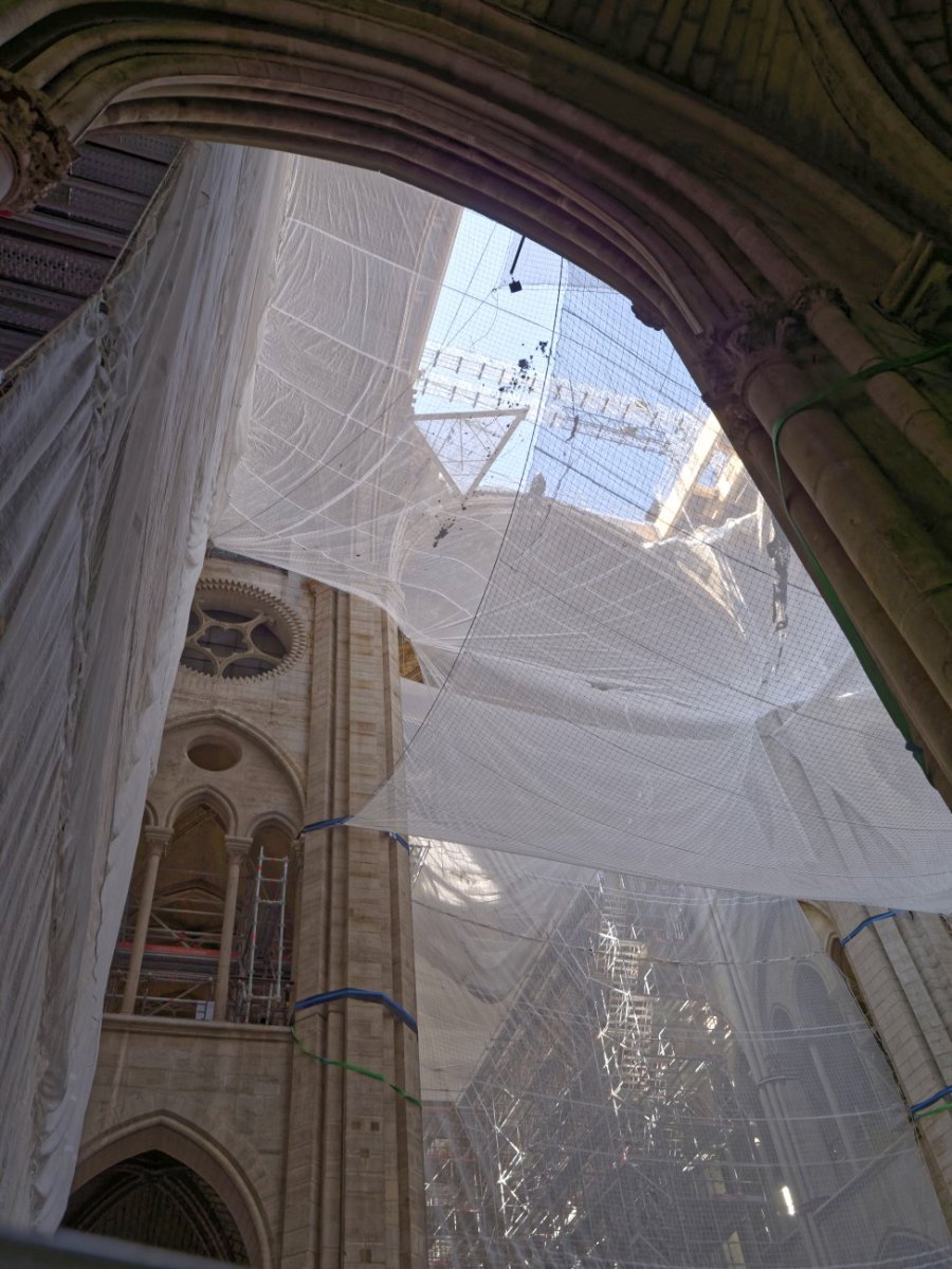 Notre-Dame de Paris, deux ans après. © Yannick Boschat / Diocèse de Paris.