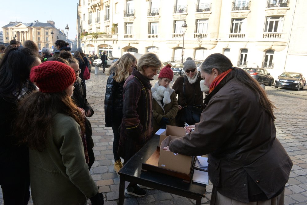 Rassemblement des sixièmes 2017 - Saint-Etienne-du-Mont 1. © Marie-Christine Bertin/Diocèse de Paris.
