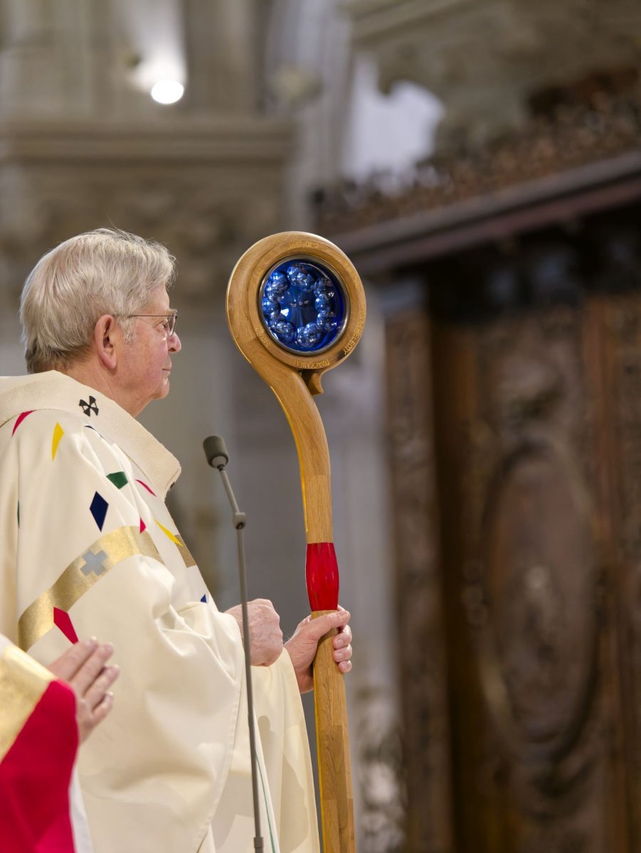 Messe de réouverture de Notre-Dame pour les collégiens et lycéens. © Yannick Boschat / Diocèse de Paris.