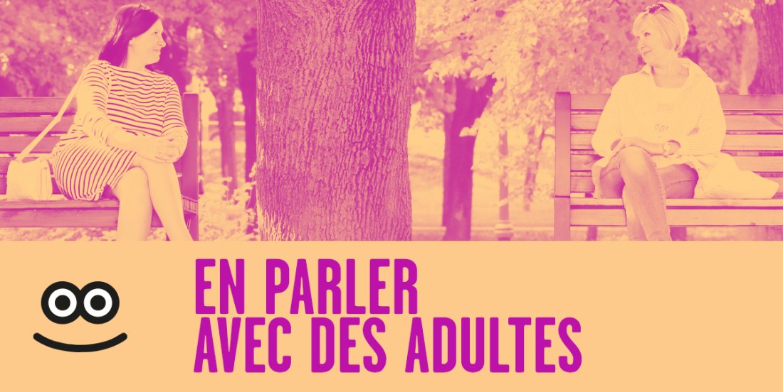 En parler avec des adultes