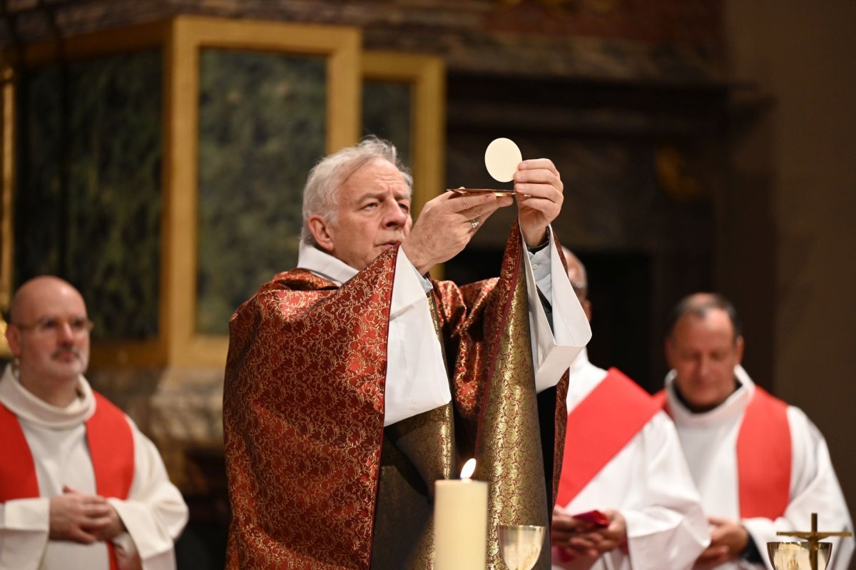Messe de rentrée en la fête de la Saint-Luc. © Marie-Christine Bertin / Diocèse de Paris.