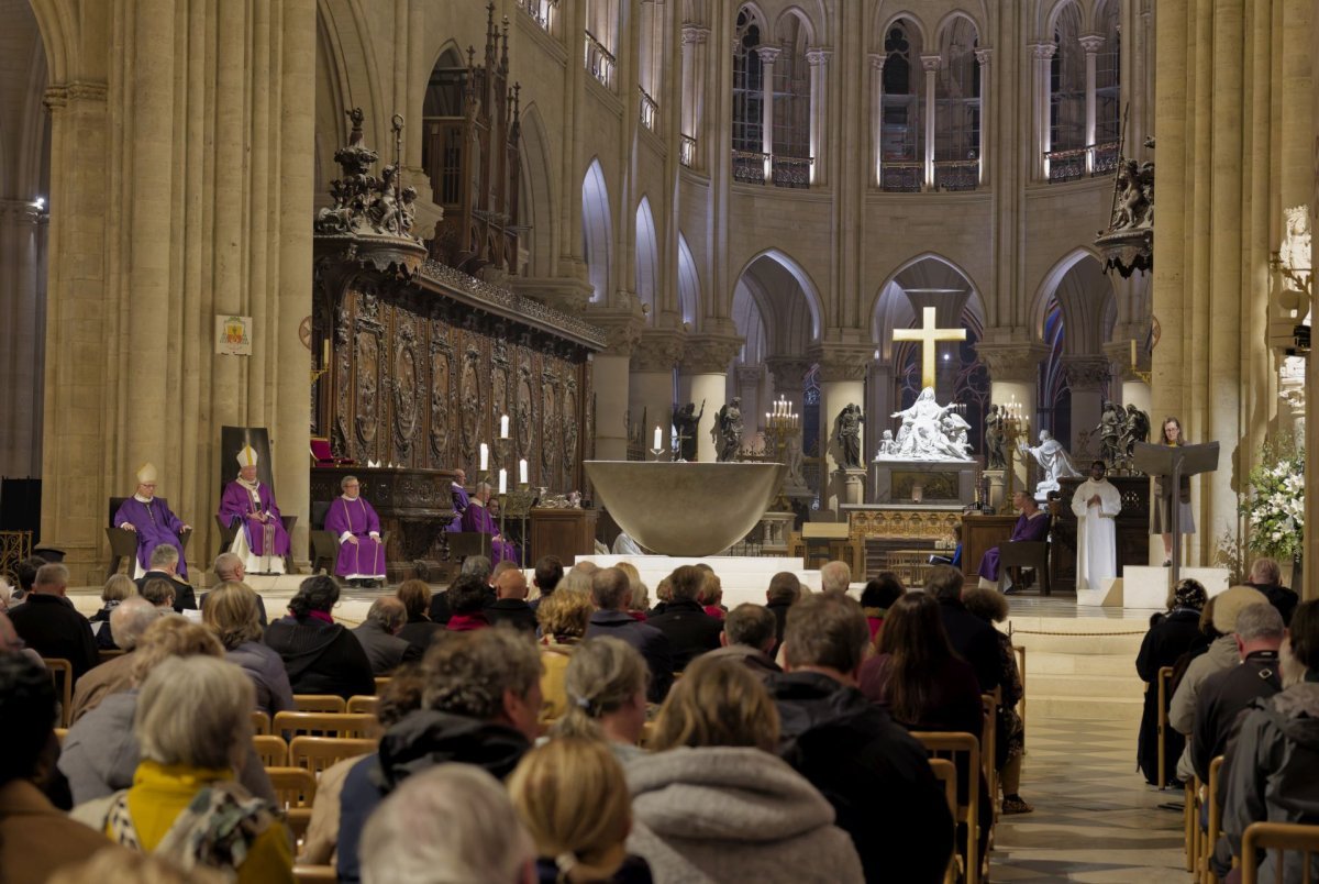 Messe à l'intention du cardinal André Vingt-Trois, archevêque émérite (…). © Yannick Boschat / Diocèse de Paris.
