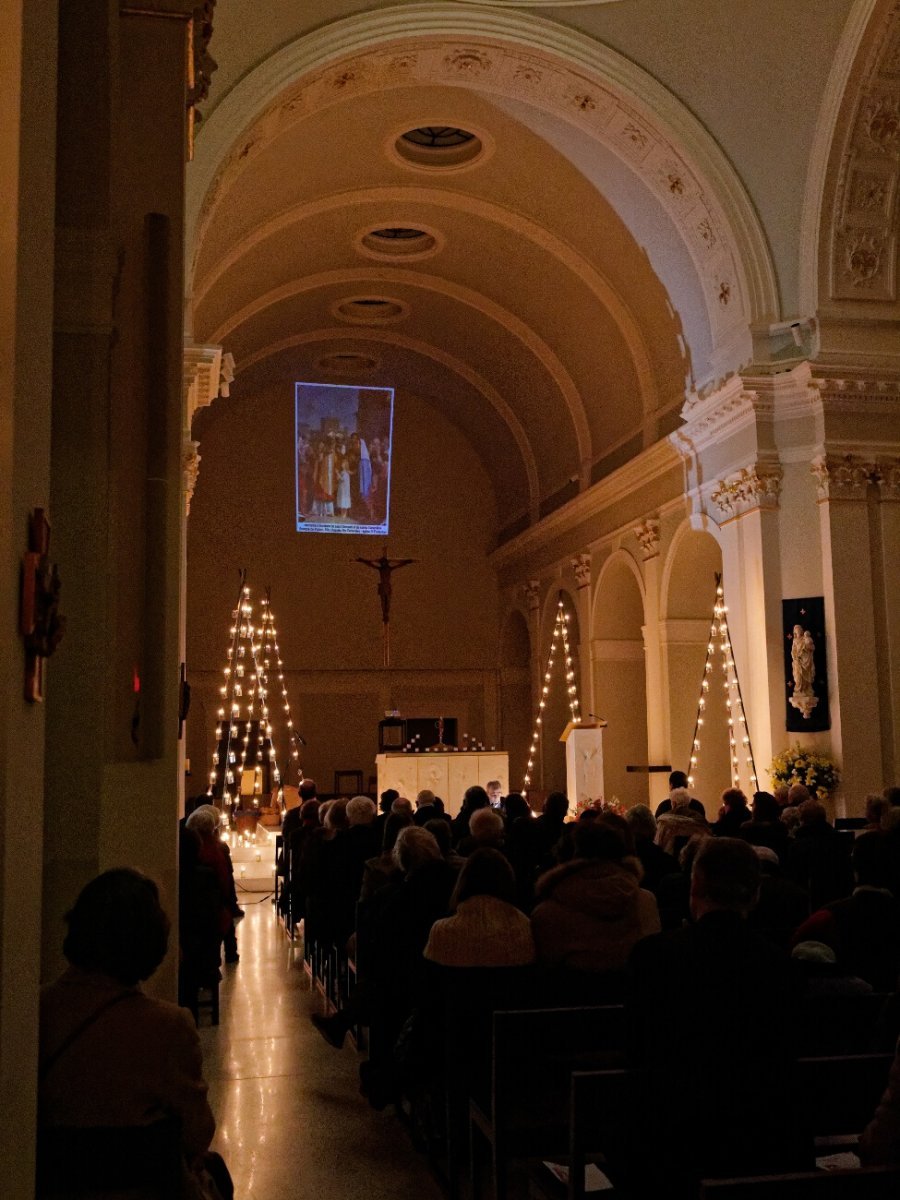 Soirée sainte Geneviève à Notre-Dame de l'Assomption de Passy (16e). © Yannick Boschat / Diocèse de Paris.