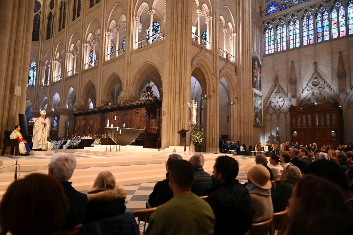 Messe pour l'anniversaire de la Faculté Notre-Dame, du Séminaire de (…). © Marie-Christine Bertin / Diocèse de Paris.