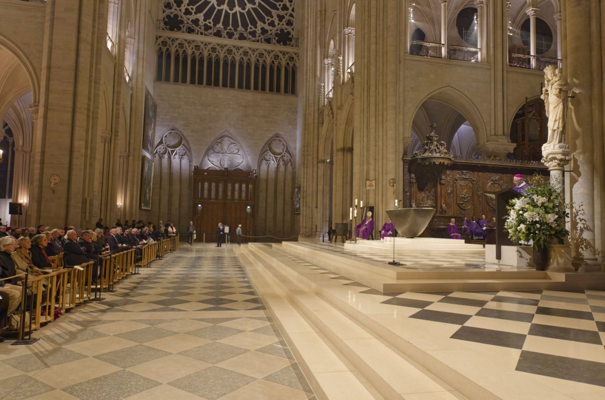 Messe à l'intention du cardinal André Vingt-Trois, archevêque émérite (…). © Yannick Boschat / Diocèse de Paris.