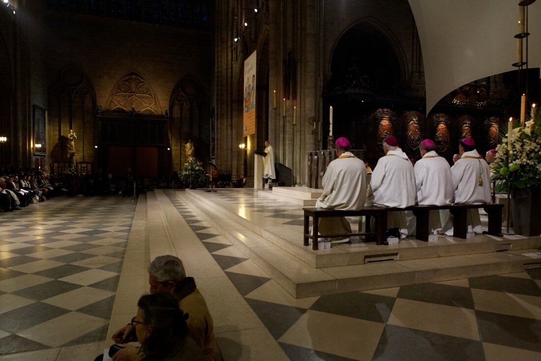 Homélie du cardinal André Vingt-Trois. © Yannick Boschat / Diocèse de Paris.