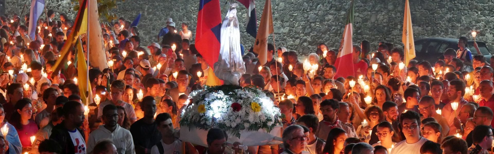 JMJ 2023 – Procession à Évora. (c) Mathilde Rambaud.